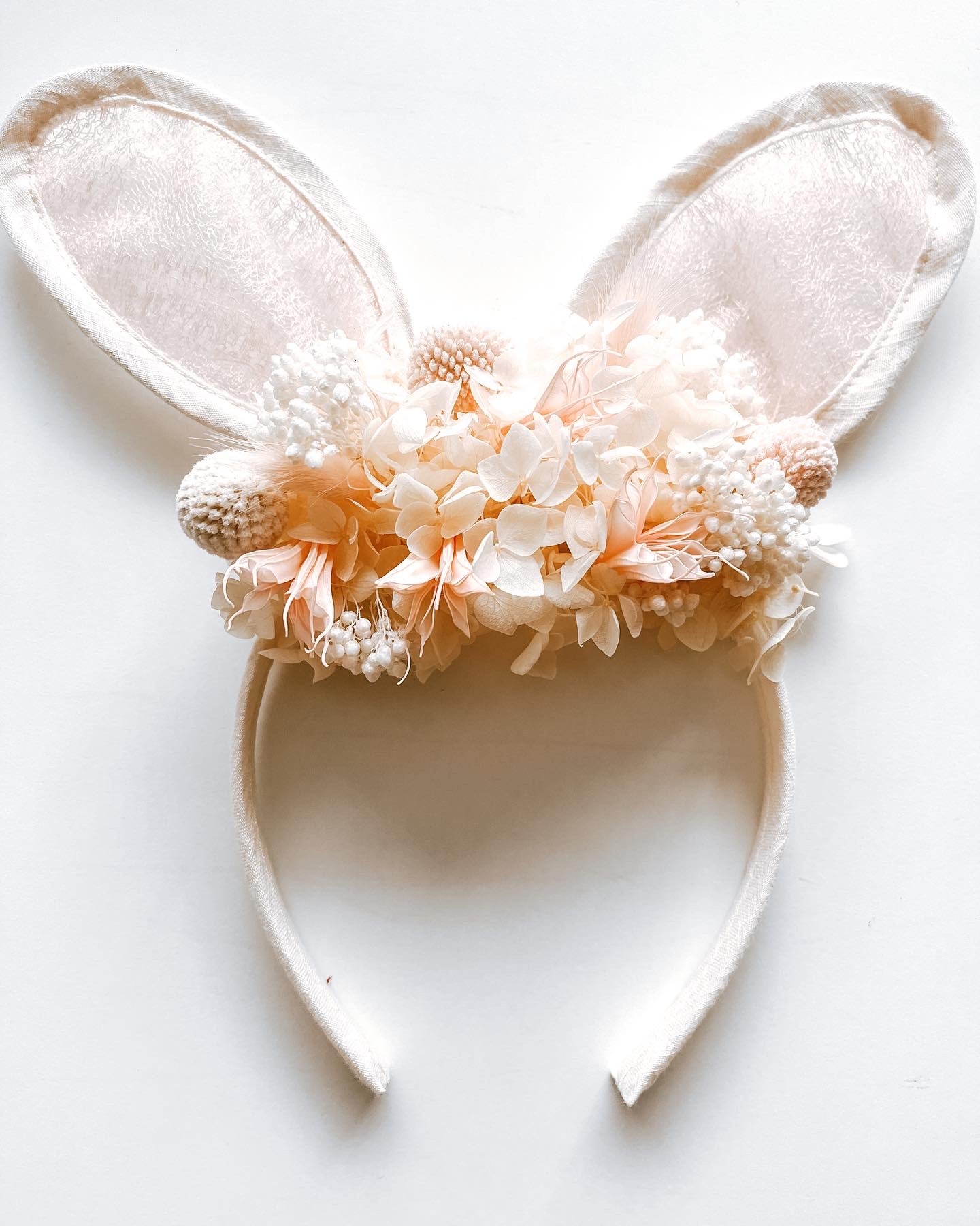 Blush Bunny Flower Crown