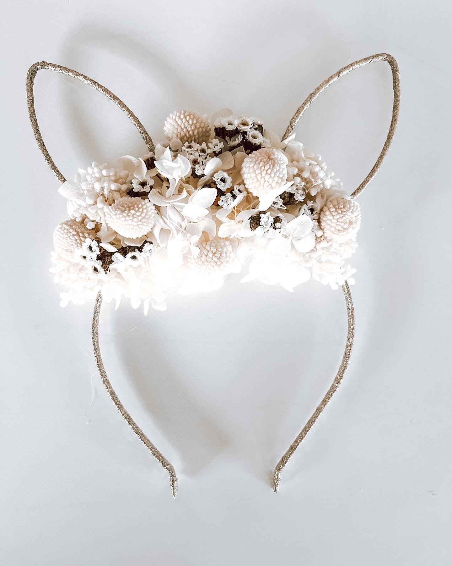 Nude Bunny Flower Crown